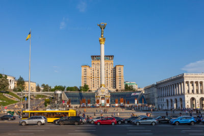 Majdan, Unabhängigkeitsdenkmal ⋅ Kiew